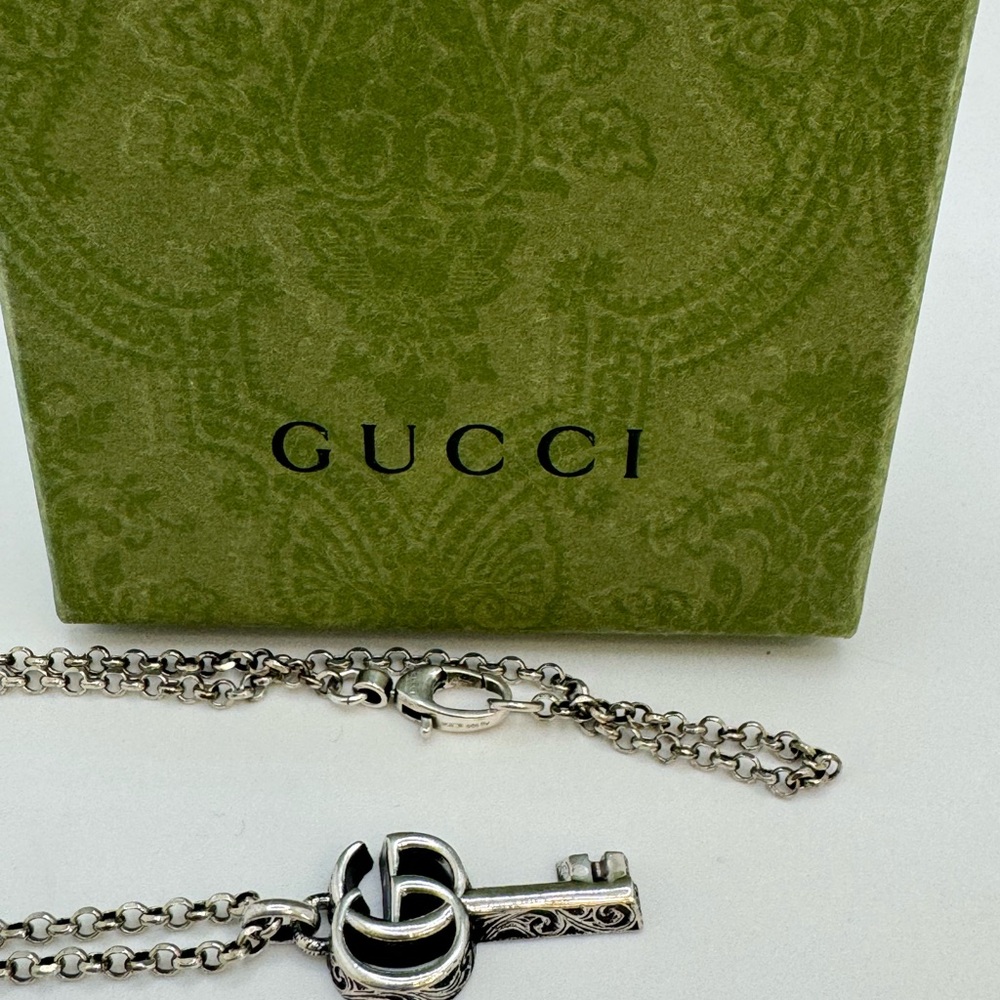 GUCCI Double G Key Necklace